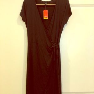 Black wrap dress!